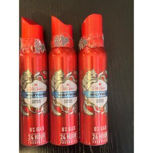 Old Spice Wolfthorn Deodorant Body Spray, 4.73oz (Pack of 3) 24Hr Men's NEW